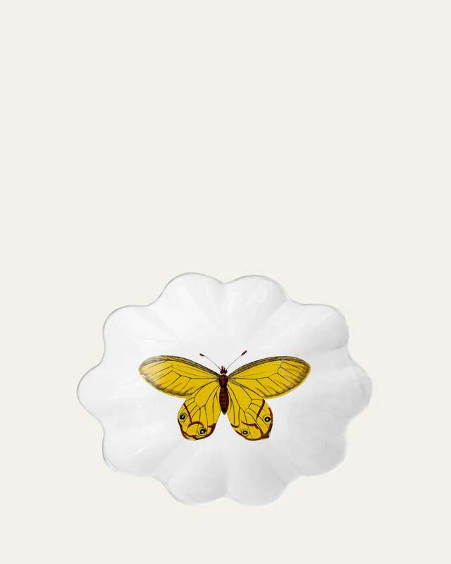 Yellow Butterfly Plate 1